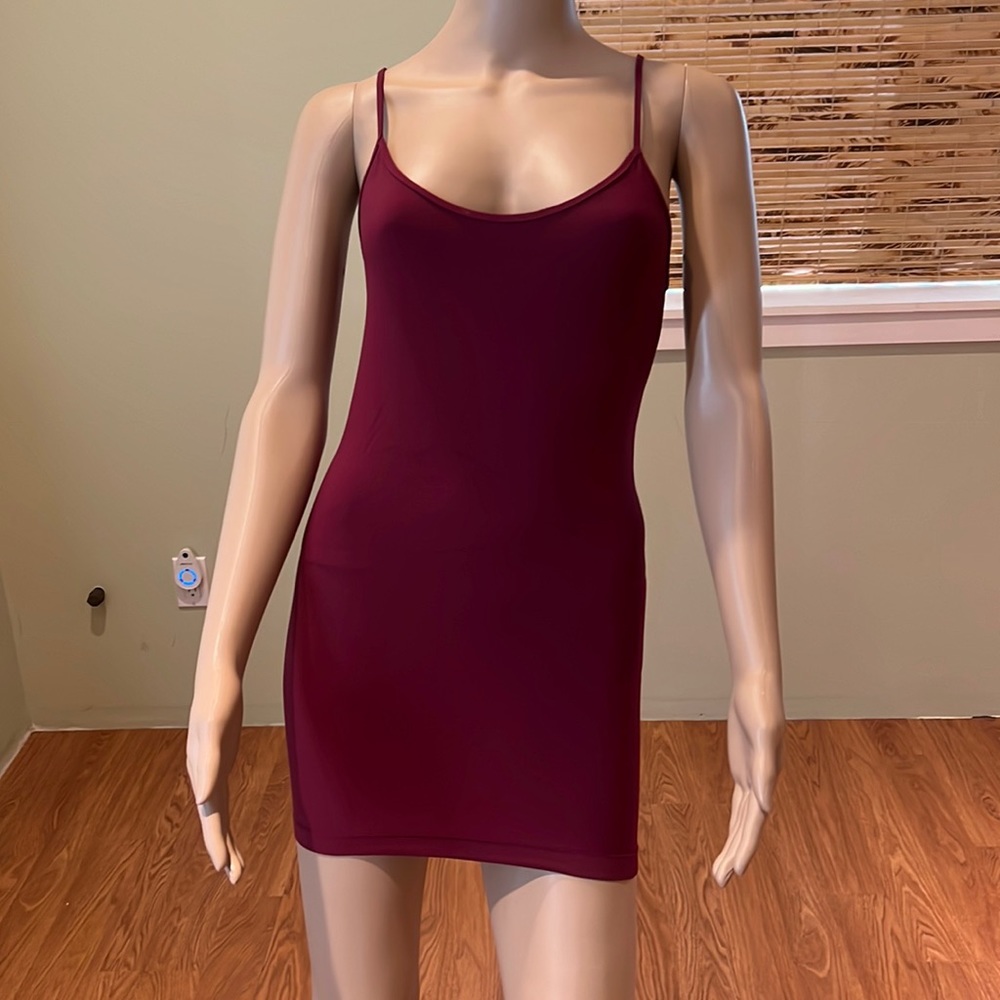Unbranded Burgundy Camisole/Tank Size L